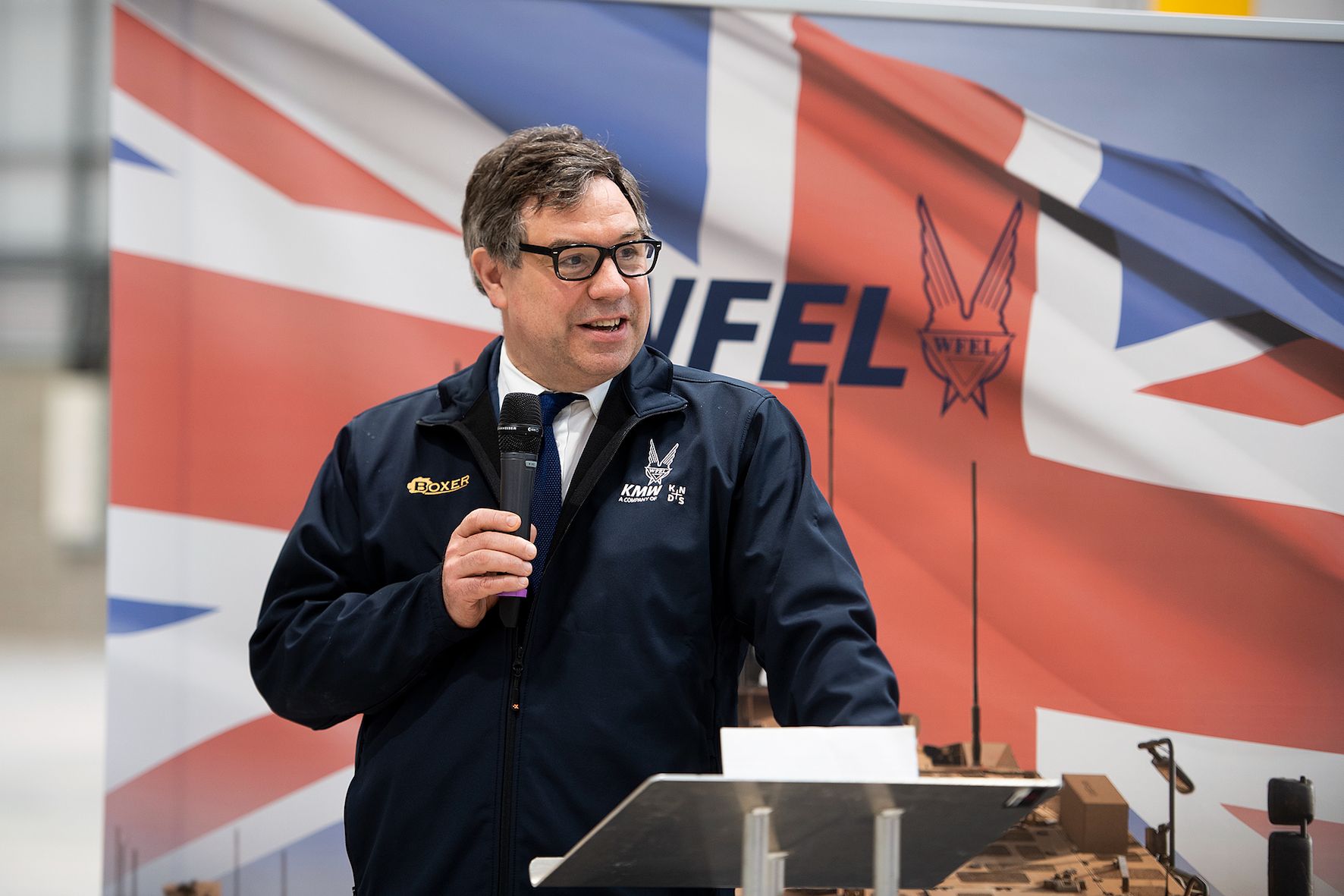 New Boxer manufacturing plant is opened by Minister for Defence Procurement