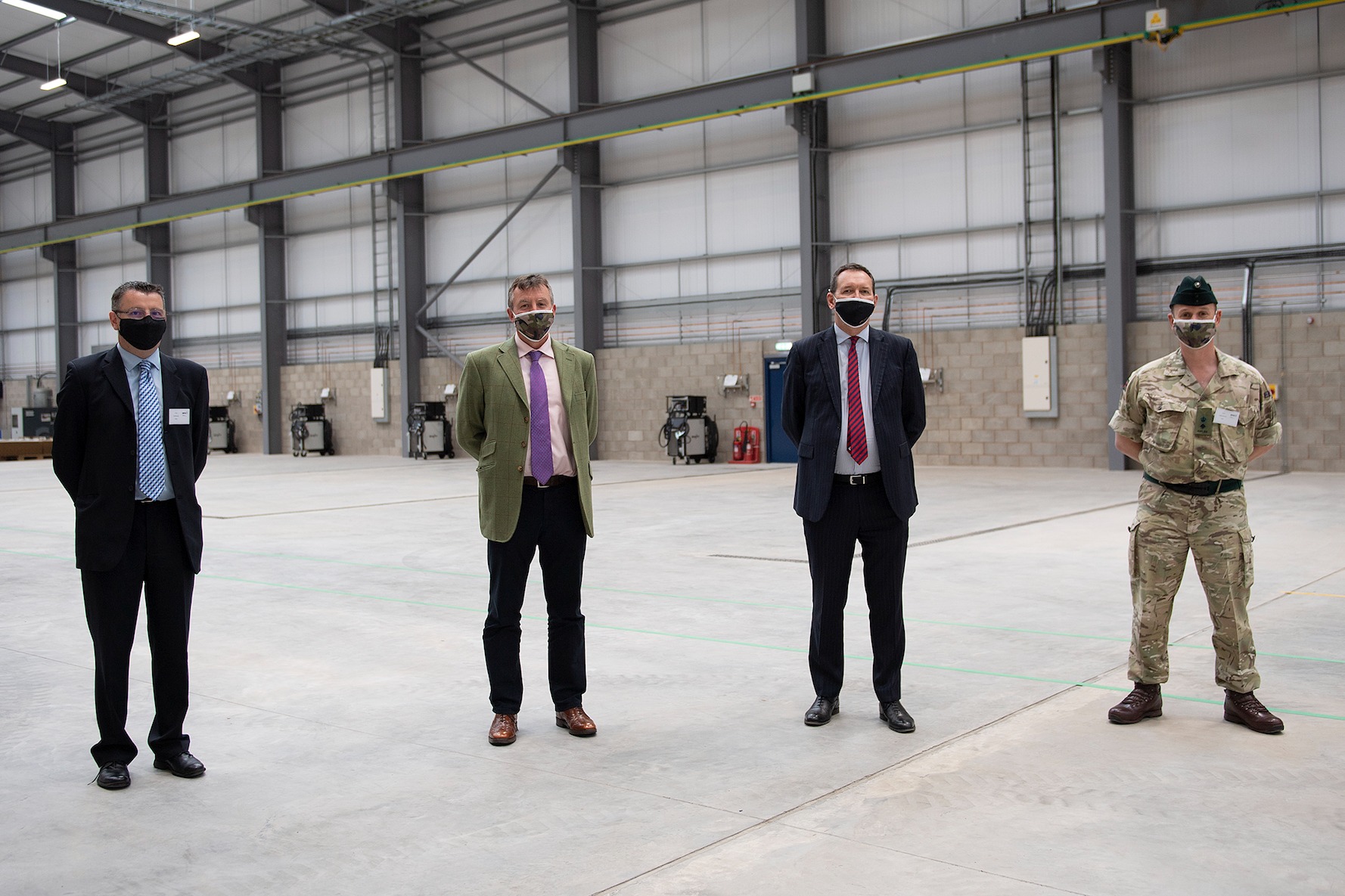 New Boxer manufacturing plant is opened by Minister for Defence Procurement