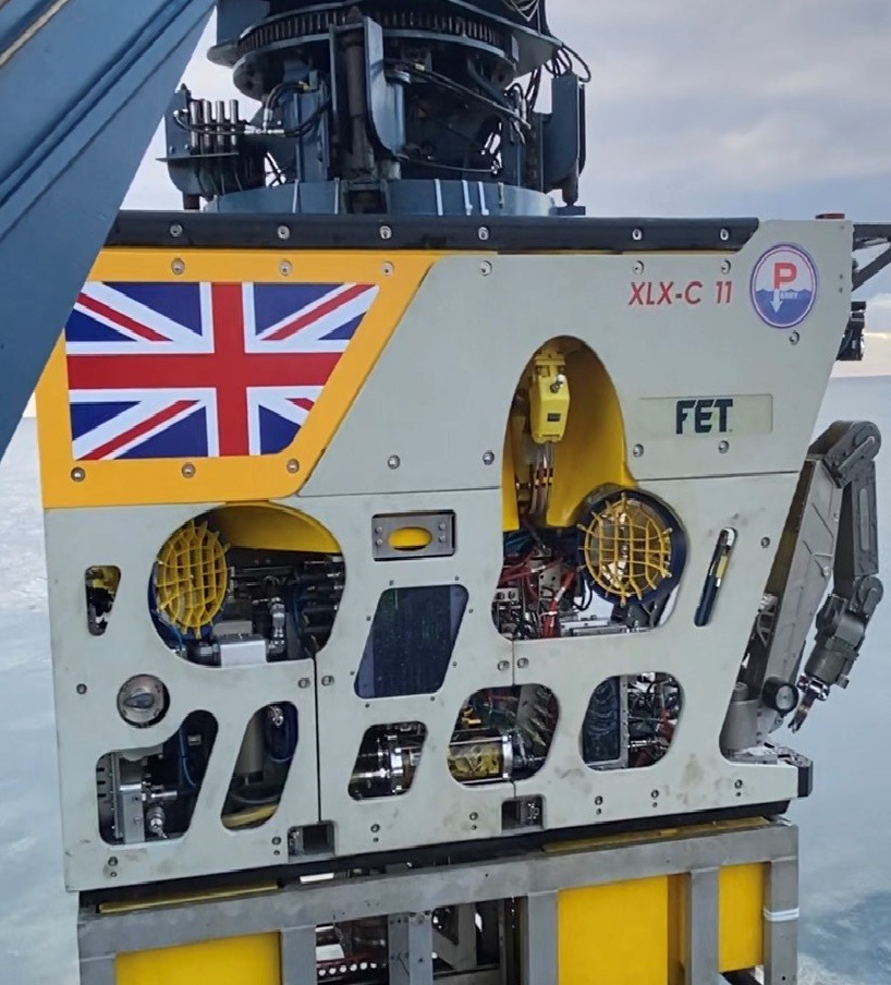 The ROV used to retrieve the bell from USS Jacob Jones' bell