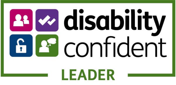 Logo for disability confident leader