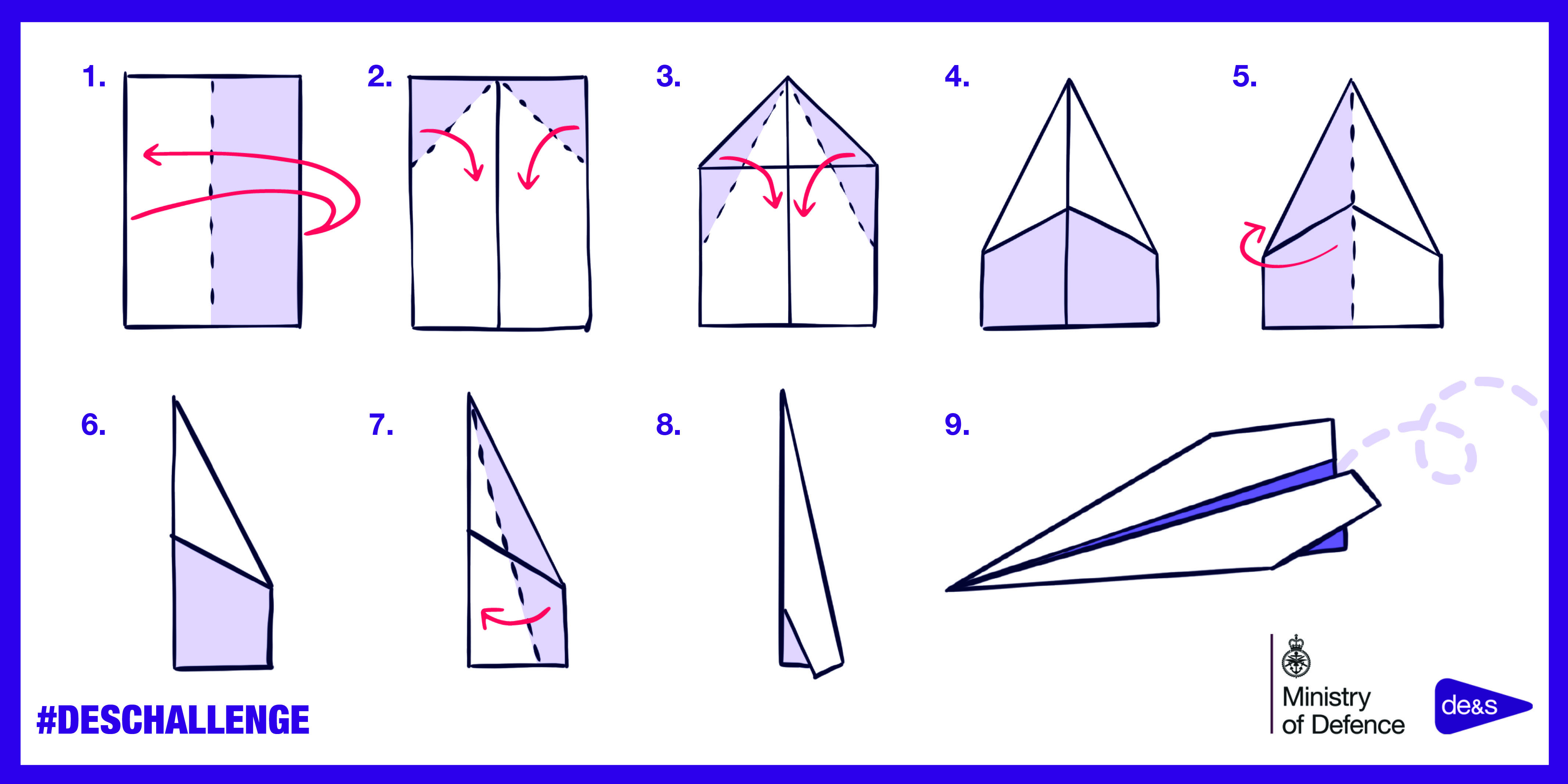 A tutorial showing you how to make a paper plane