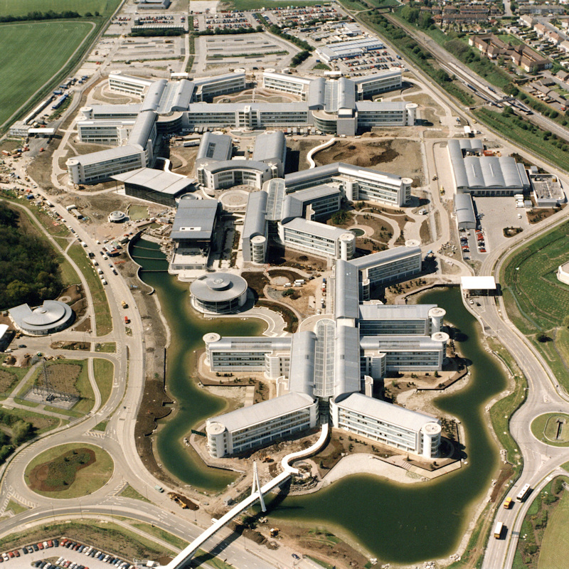 Aerial photograph of Abbey Wood