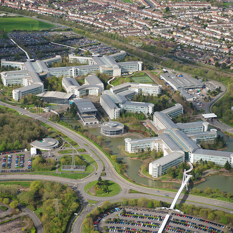 Aerial photograph of Abbey Wood