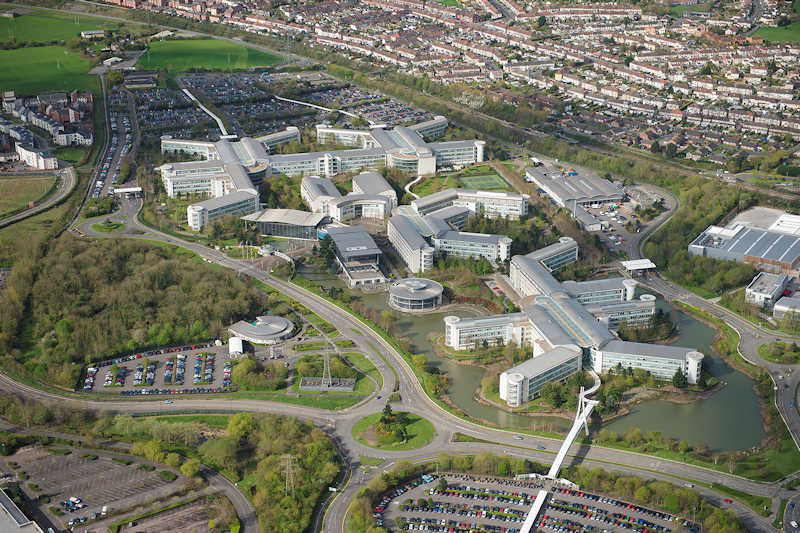 Aerial view of MOD Abbey Wood site