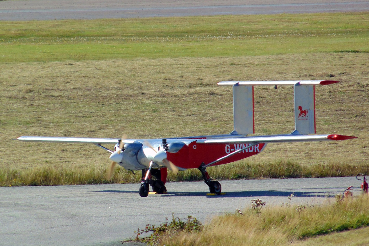 Windracers fixed wing UAV on runway