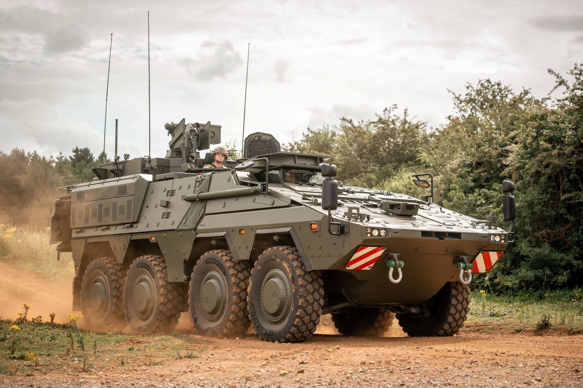 A Boxer armoured vehicle