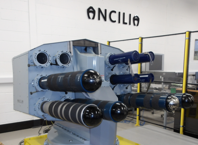 Ancilia, a new trainable decoy launcher for the Royal Navy