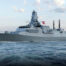 T26 frigate at sea